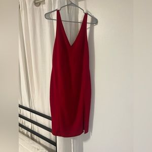 Lulus Red Midi Dress